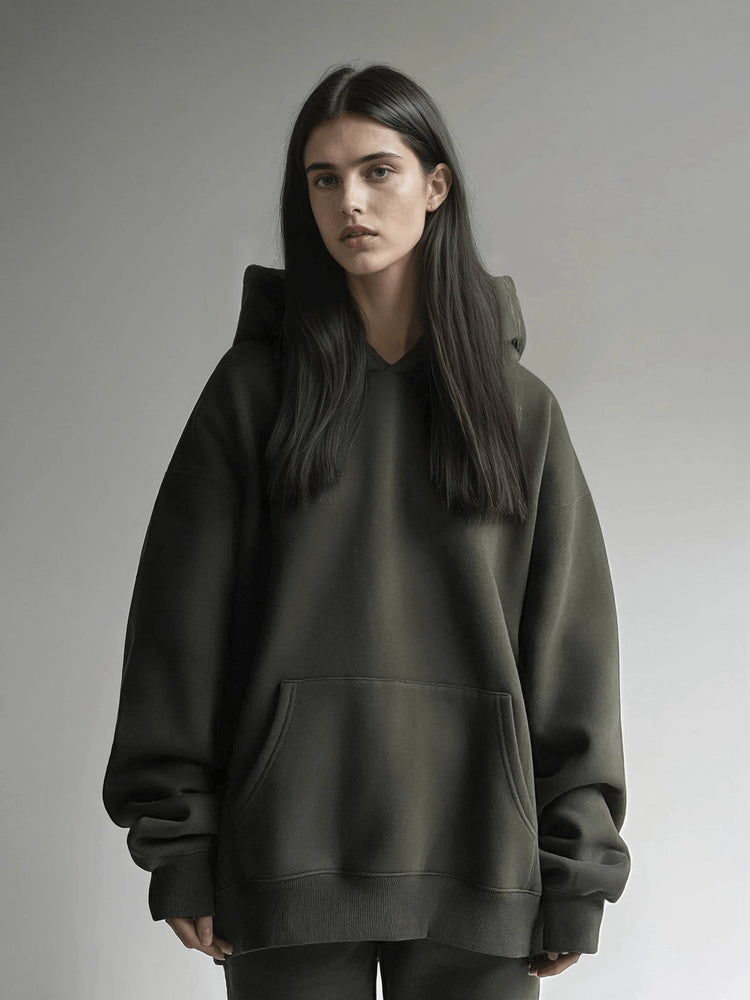 Heavyweight Hoodie — Hunter Green - Cozy Ghost