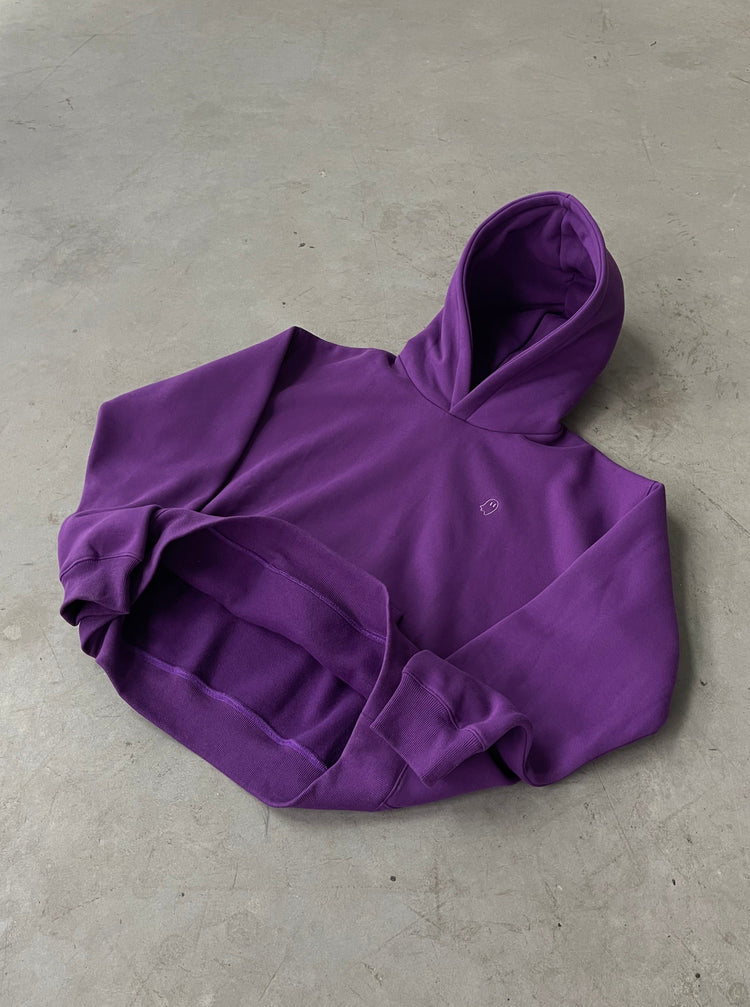 Heavyweight Pullover Hoodie — Ultra Violet - Cozy Ghost