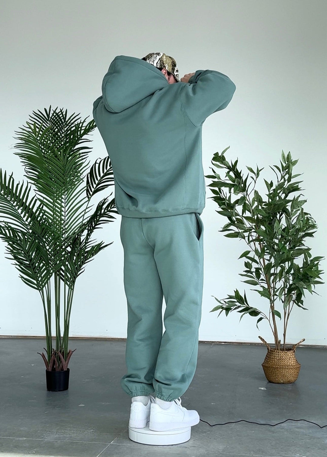 Heavyweight Sweats — Sage - Cozy Ghost