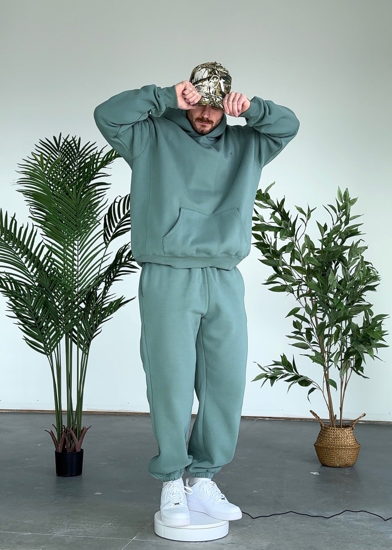 Heavyweight Sweats — Sage - Cozy Ghost