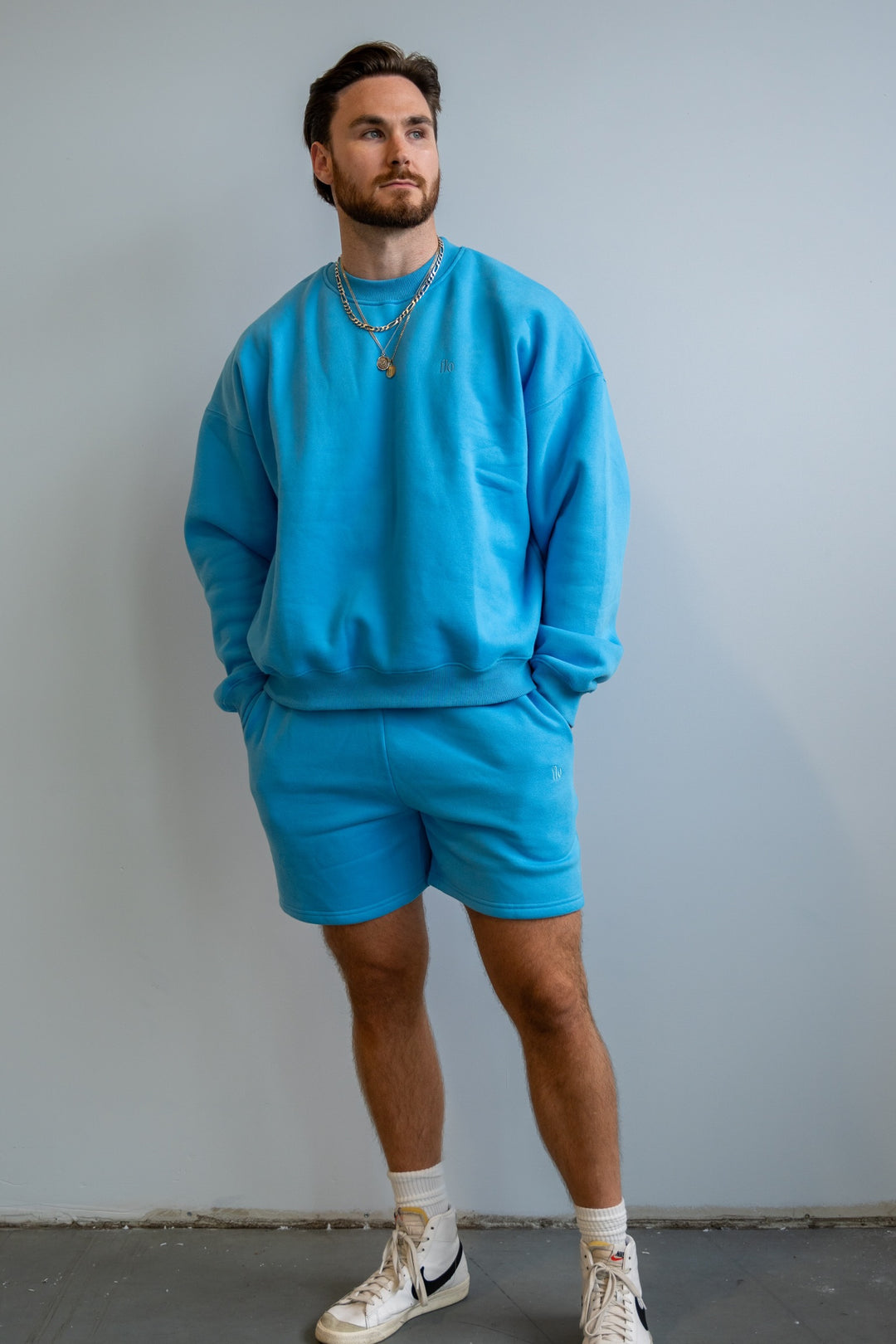 Cloud Shorts — Palm Beach Blue
