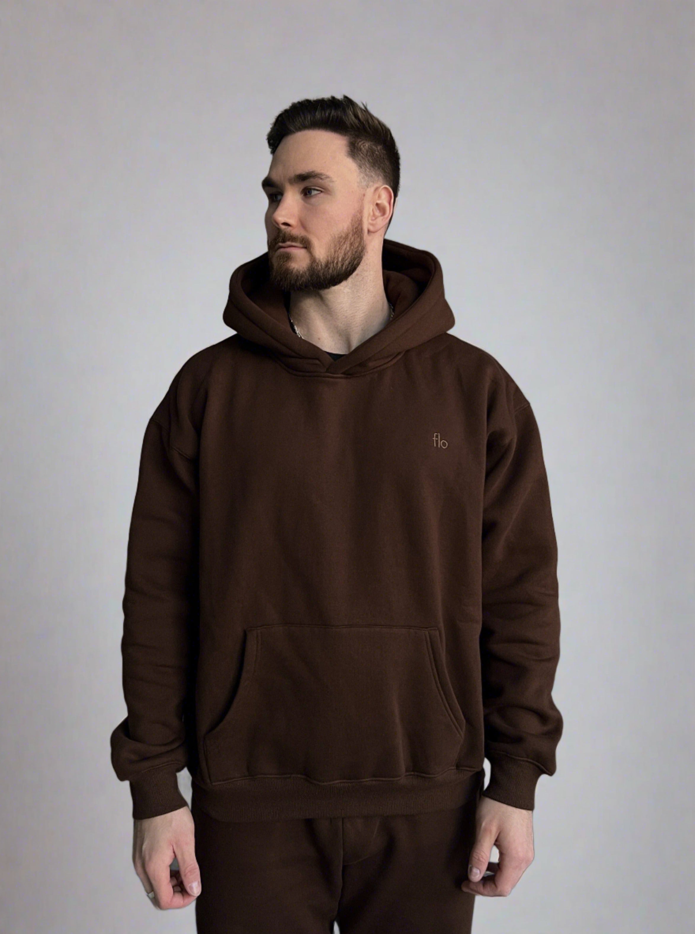 Heavyweight Hoodie — Cocoa – Cozy Ghost